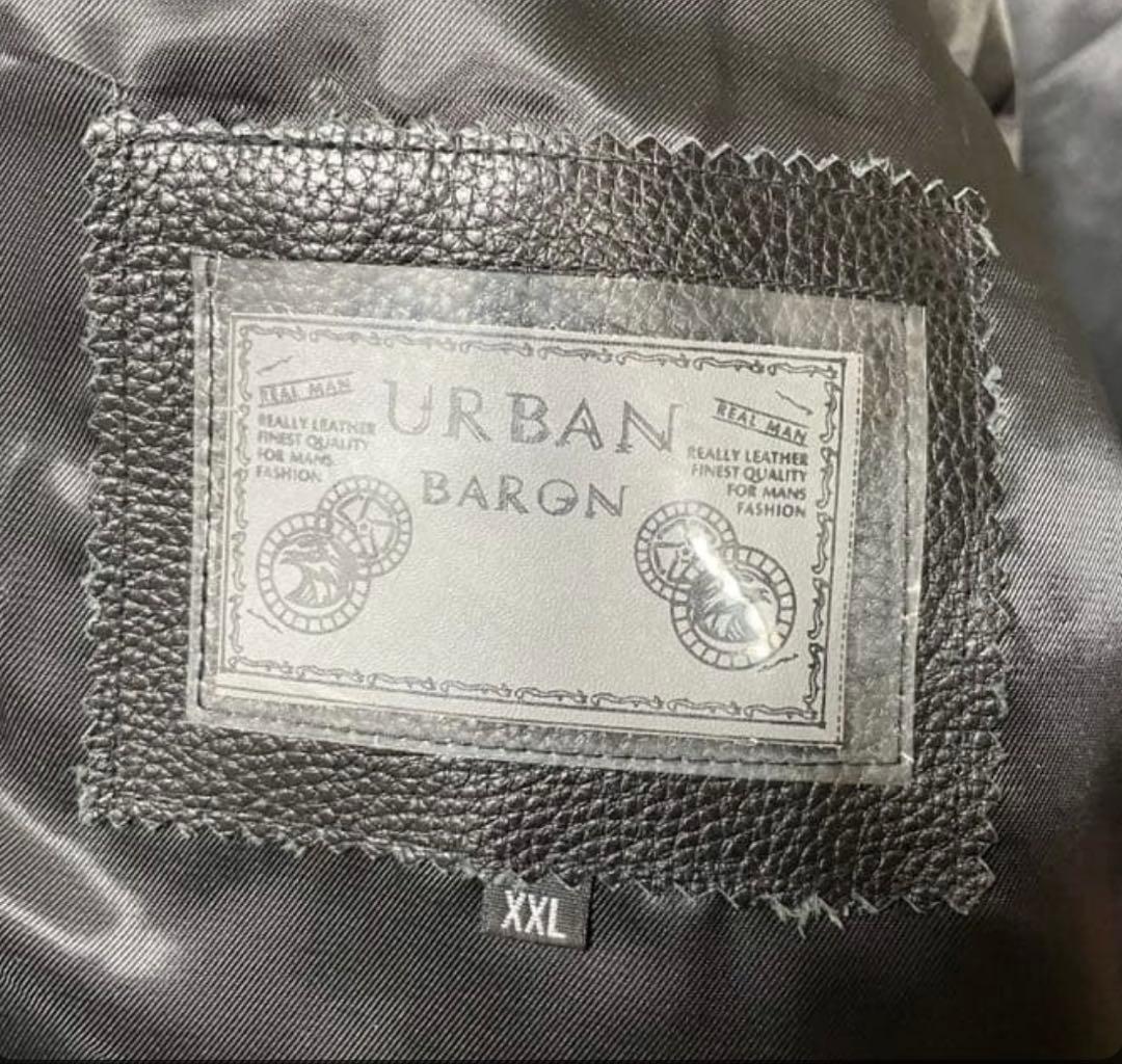 『極美品』URBAN BARON ライダースジャケット XXL 黒