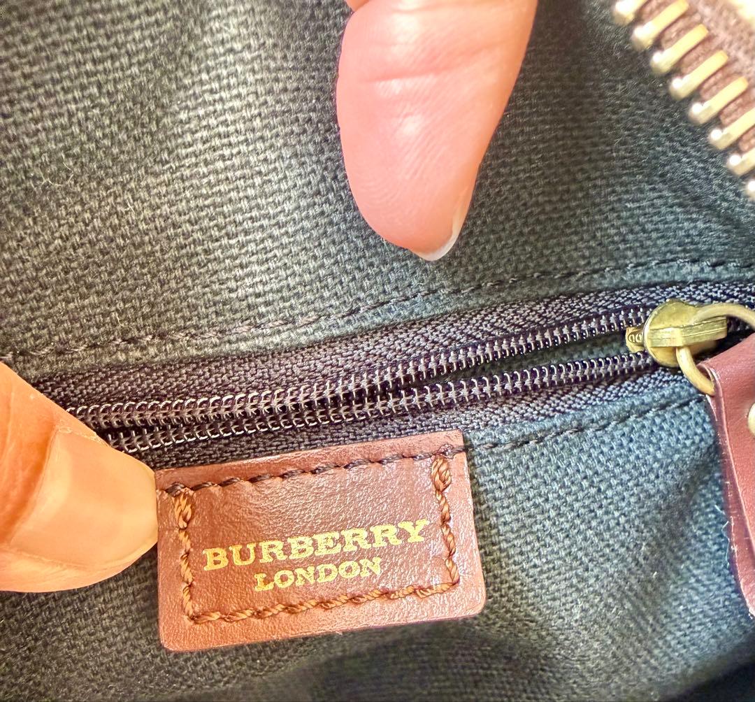 美品　Burberry vintage カバンとお財布のセット