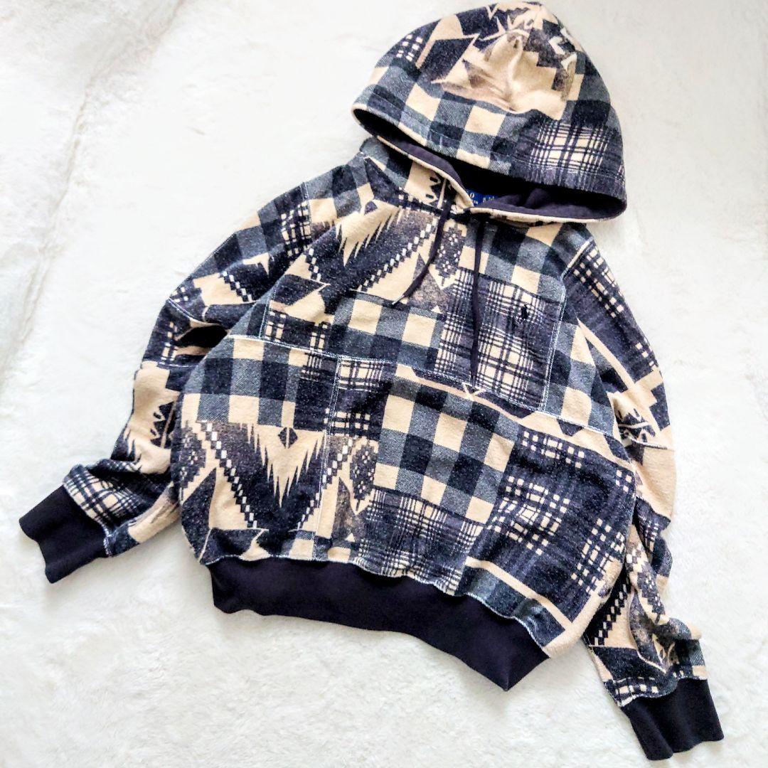 現行 POLO RALPH LAUREN ネイティブ パーカー スウェット XL