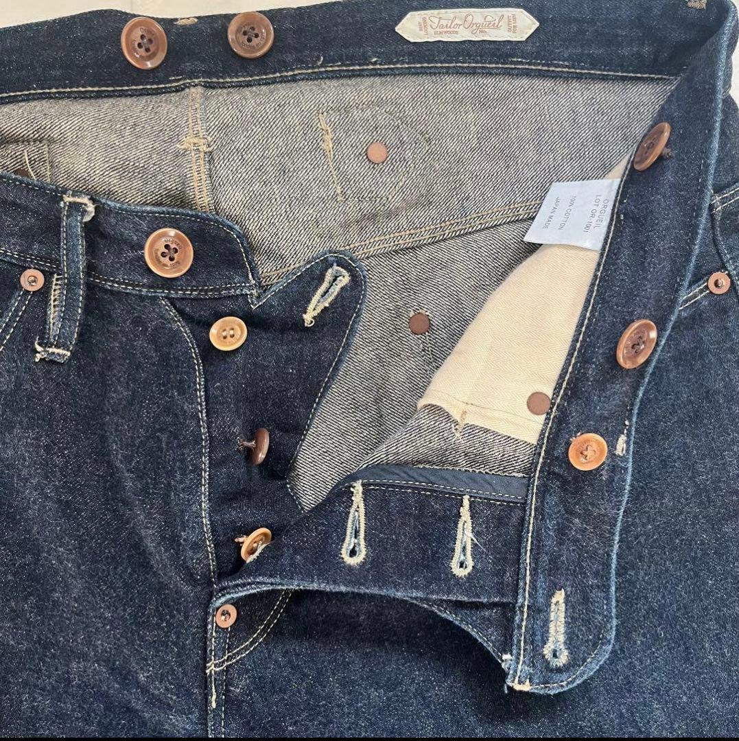 Orgueil Tailor Jeans OR-1001 W36 big 濃紺