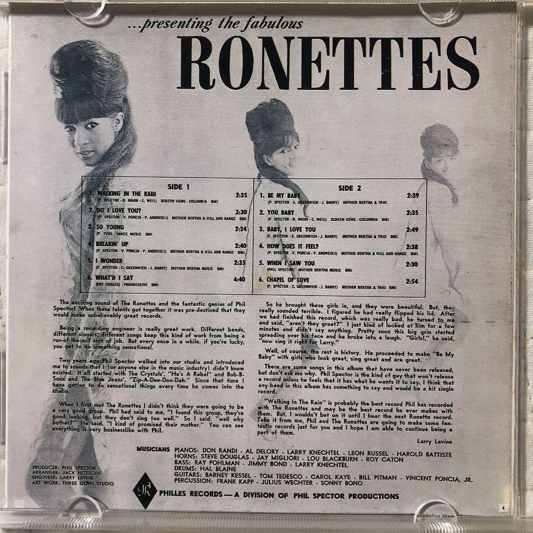 ロネッツ/Presenting The Fabulous RONNETTS