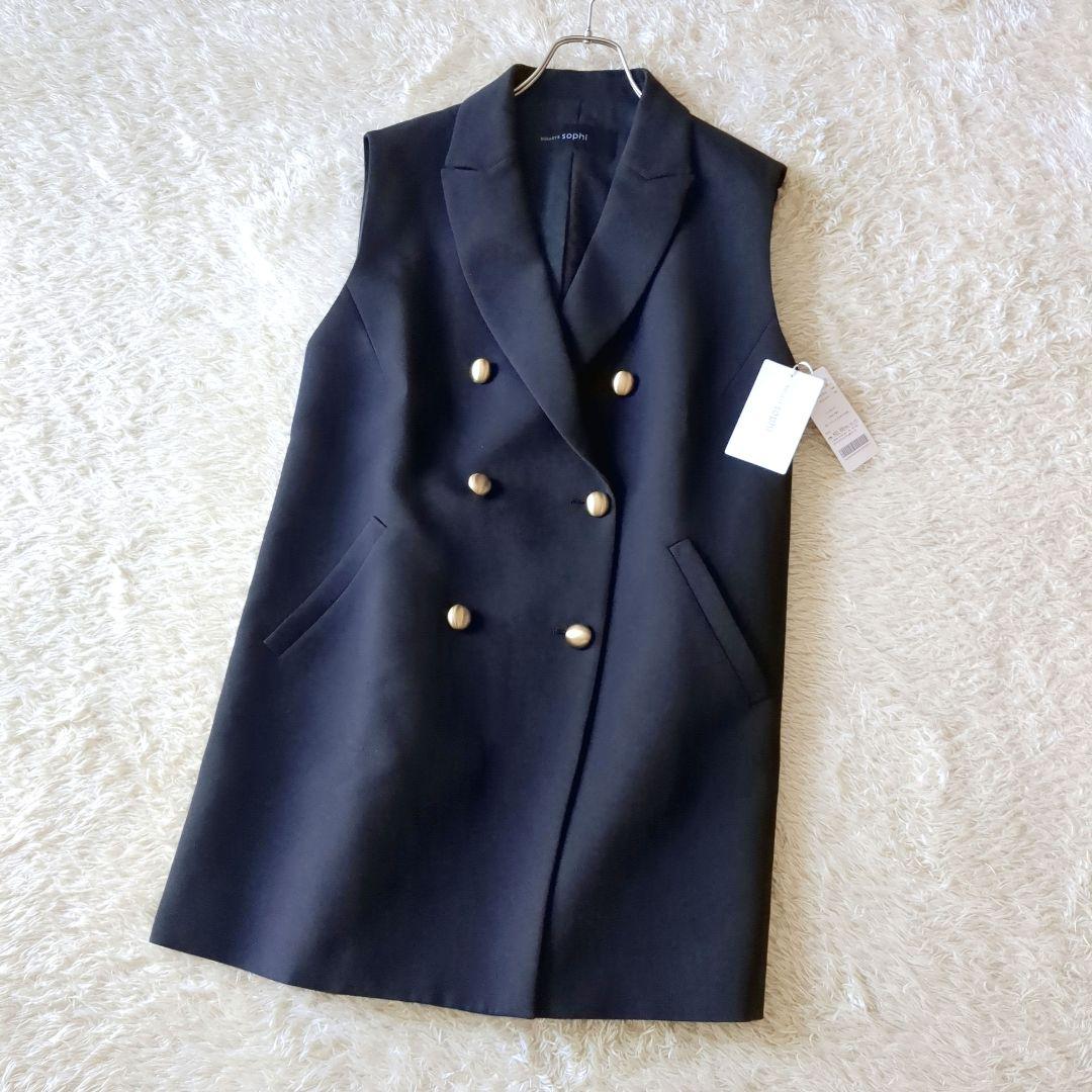 新品♥24200円◆NOLLEY'S sophi トリプルクロスメタル釦 ベスト