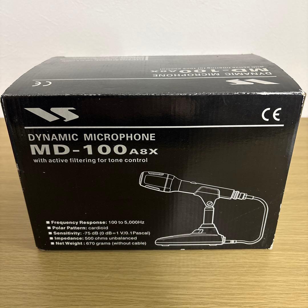 【未使用品】 YAESU MD-100A8X 八重洲無線 ダイナミックマイク