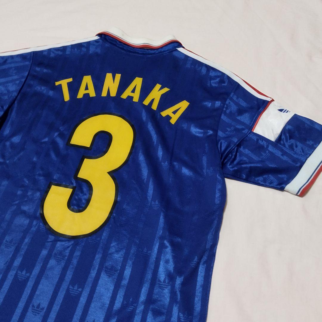 アディダス　日産自動車　田中真二　選手支給品　　　 サッカー　80s 　Mサイズ
