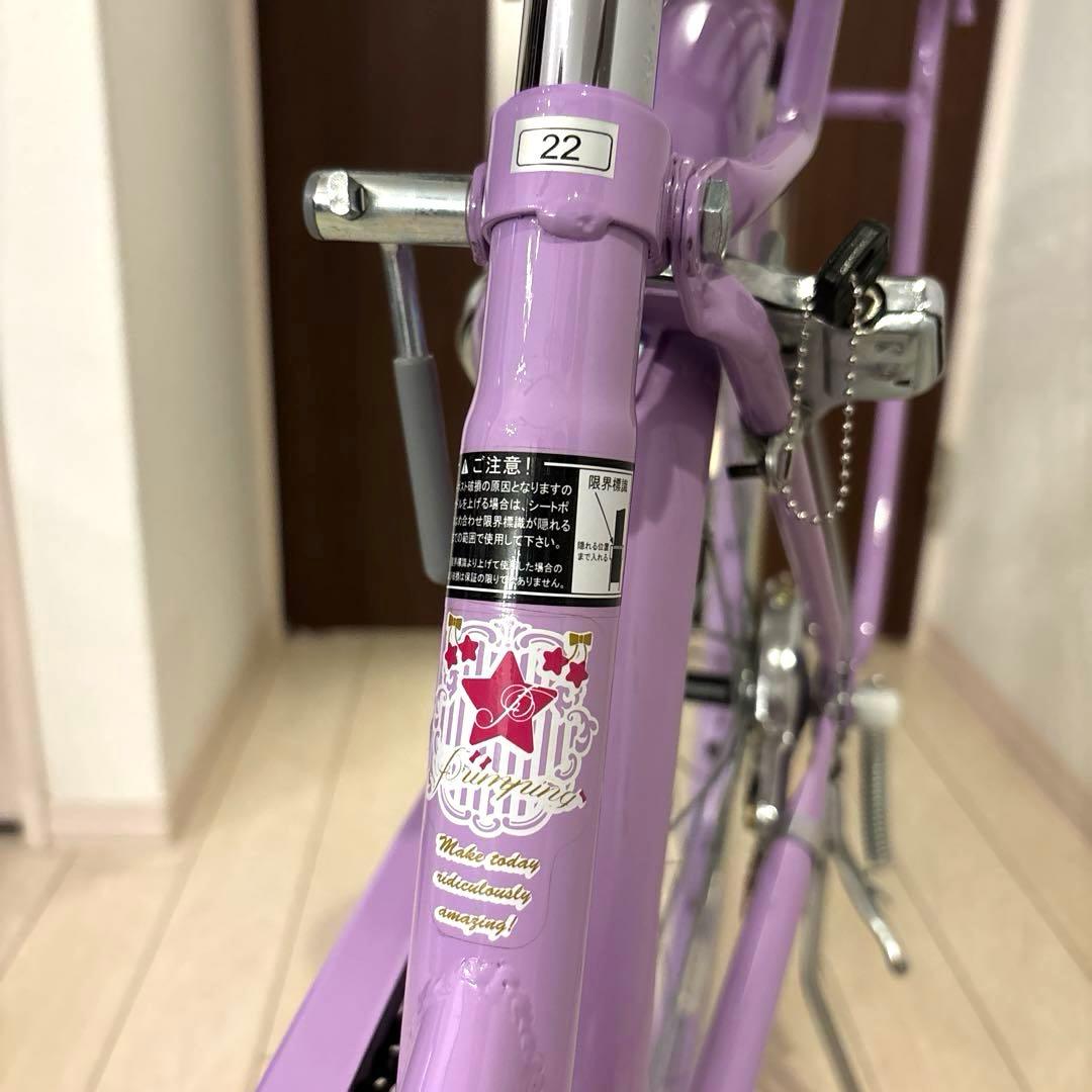 アサヒサイクル　バスケットかご付き自転車　プリンピング　22