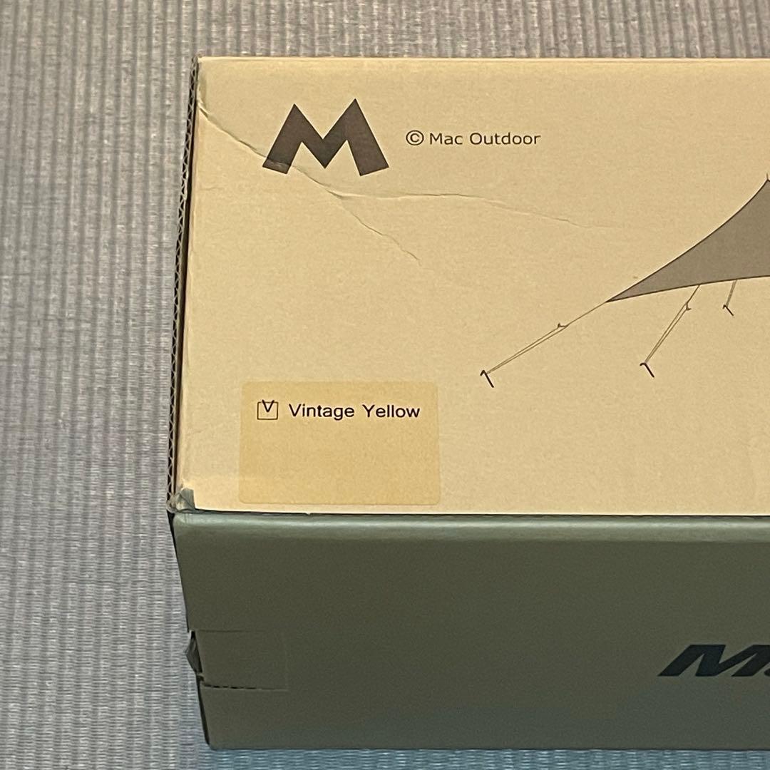 【ラバラバギアクラブ】マックワンタープ L ヴィンテージイエロー 新品未開封品