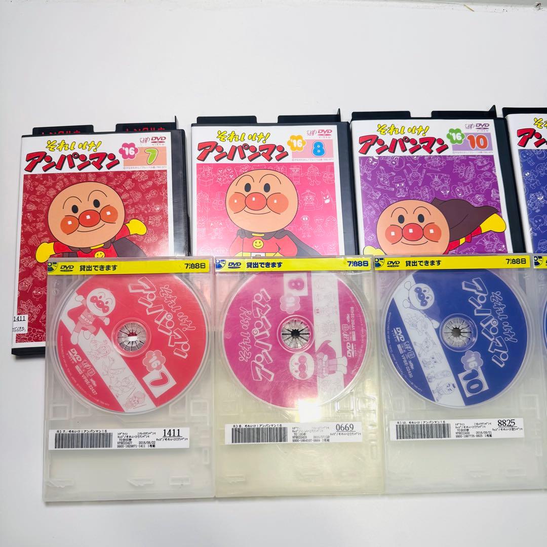 それいけ!アンパンマン '16　あんぱんぱんとはじめよう！　12枚セット　DVD