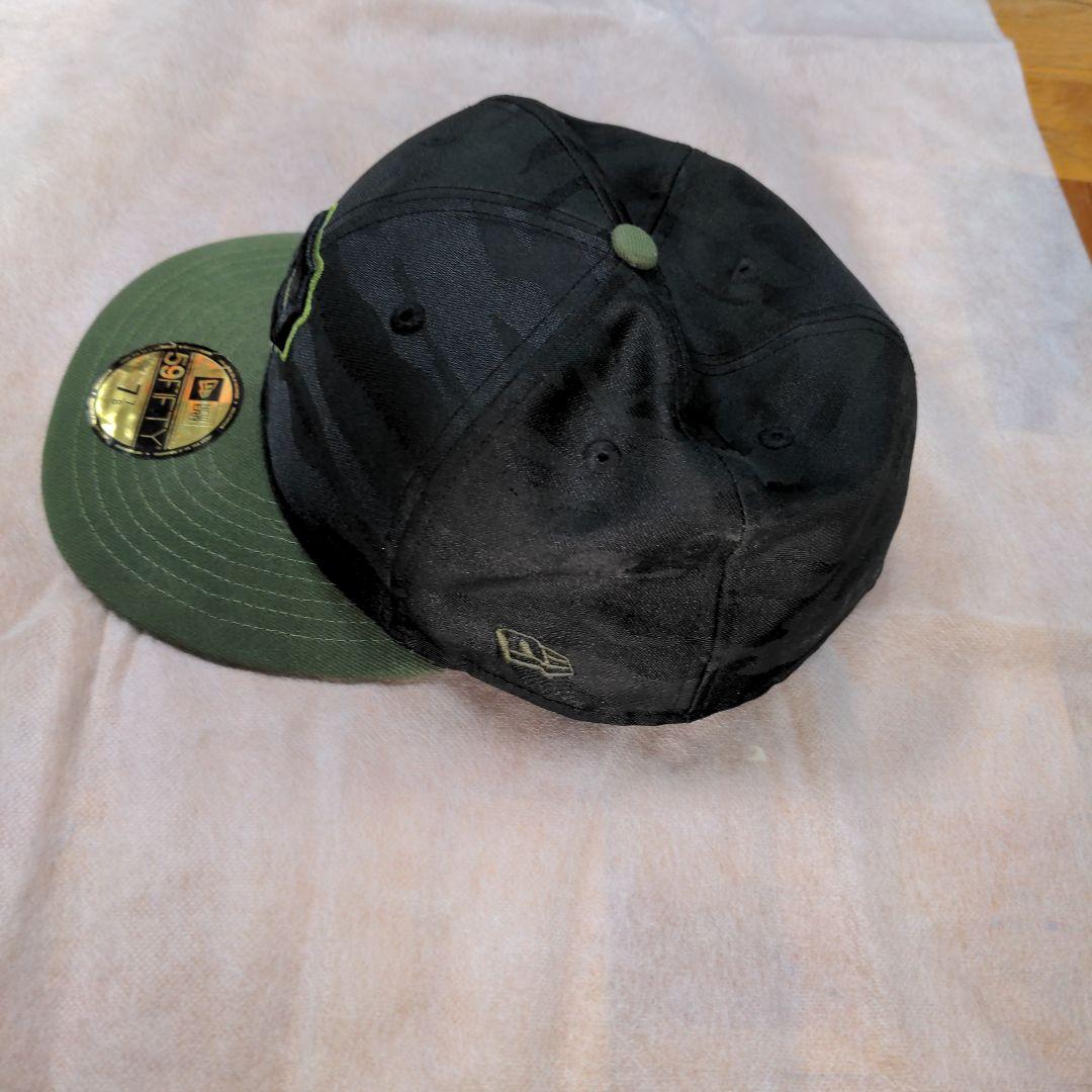 NEW ERA ピッツバーグ　パイレーツ　迷彩カラーのキャップ　7-7/8