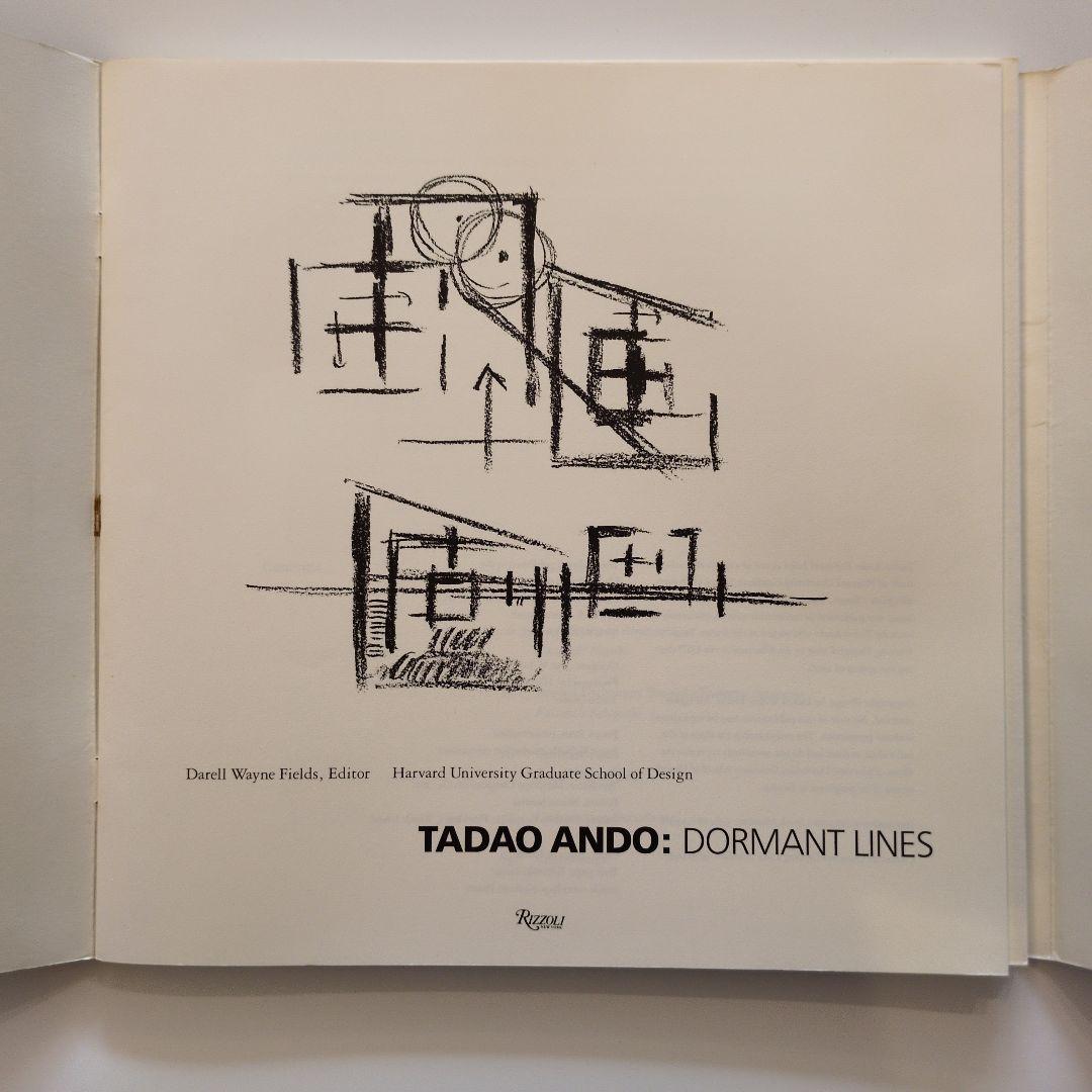 安藤忠雄 TADAO ANDO DORMANT LINES