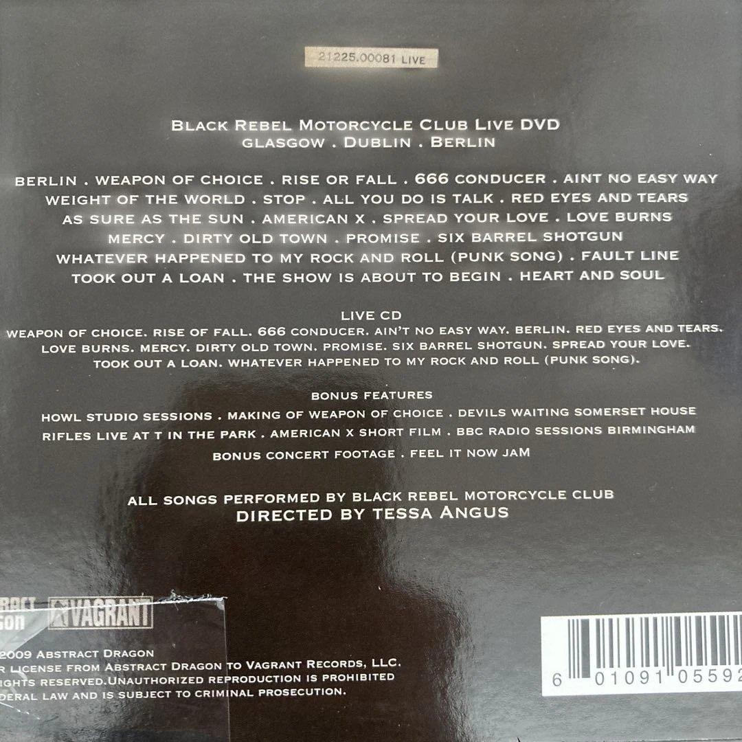 BLACK REBEL MOTORCYCLE CLUB 2DVD＋CD
