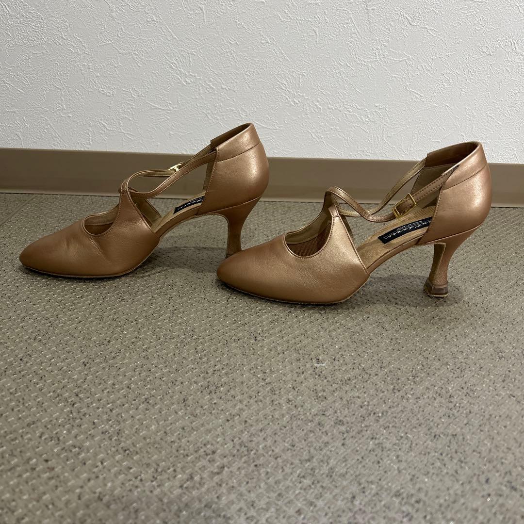Kentdance 社交ダンスシューズ24cm 7cmヒール シューズケース付