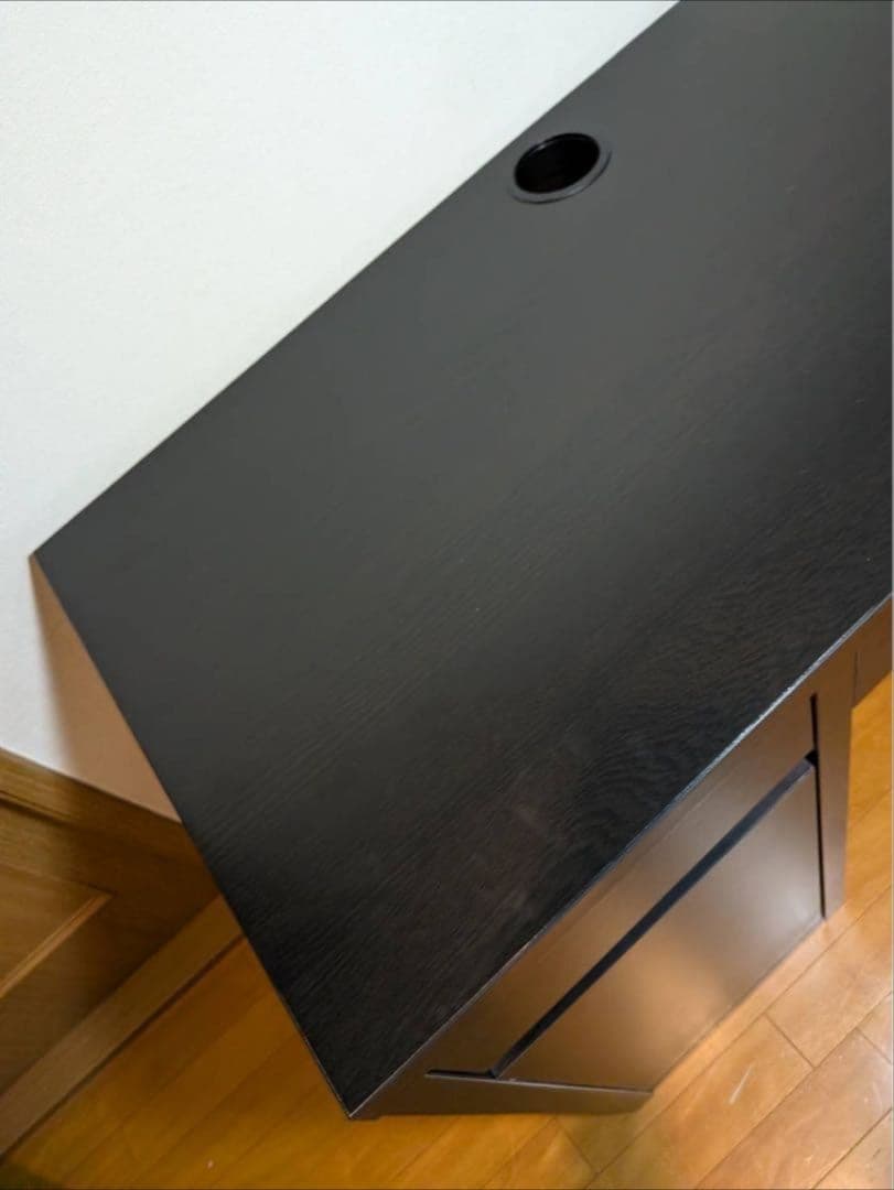 《送料込》IKEA ミッケ ブラック 作業机 学習机 デスク テーブル引出し
