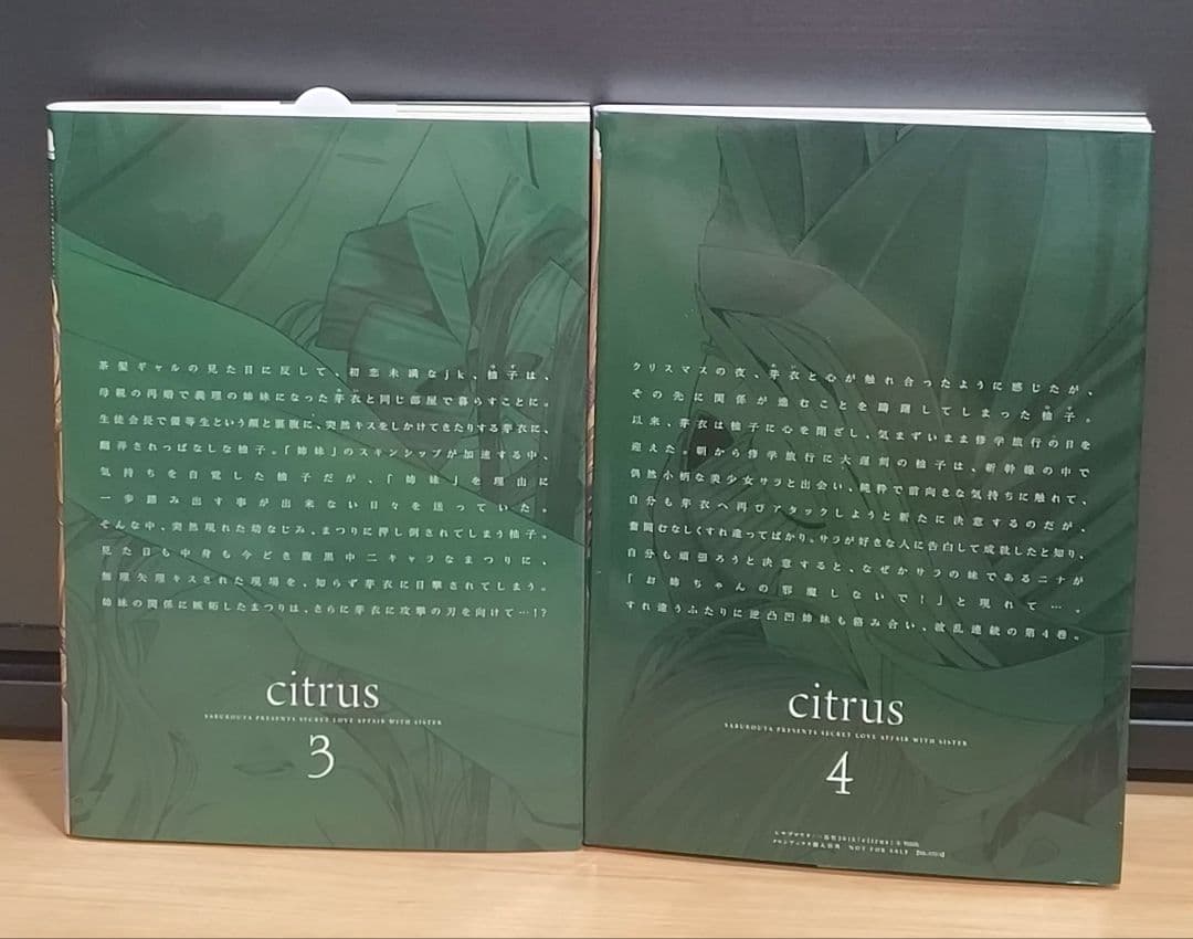 citrus　シトラス　3.4巻　メロンブックス　ブックカバー　特典　サブロウタ