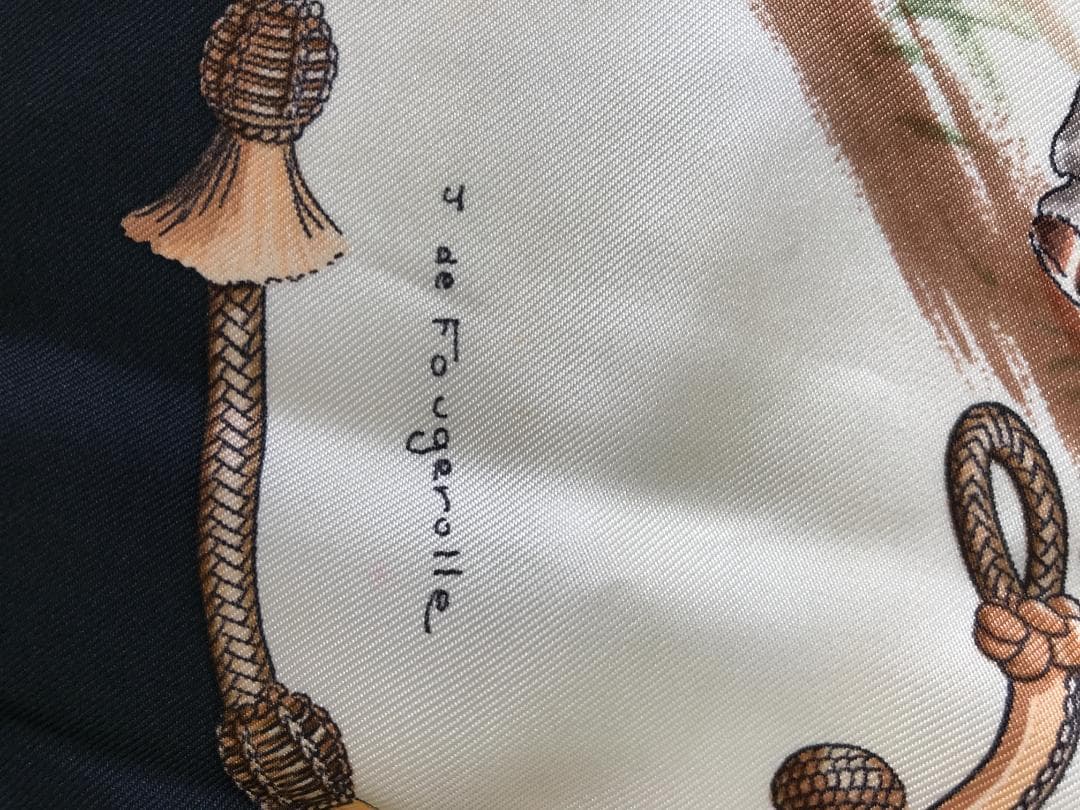 HERMES　エルメス　大判スカーフ　カレ90　大草原　748