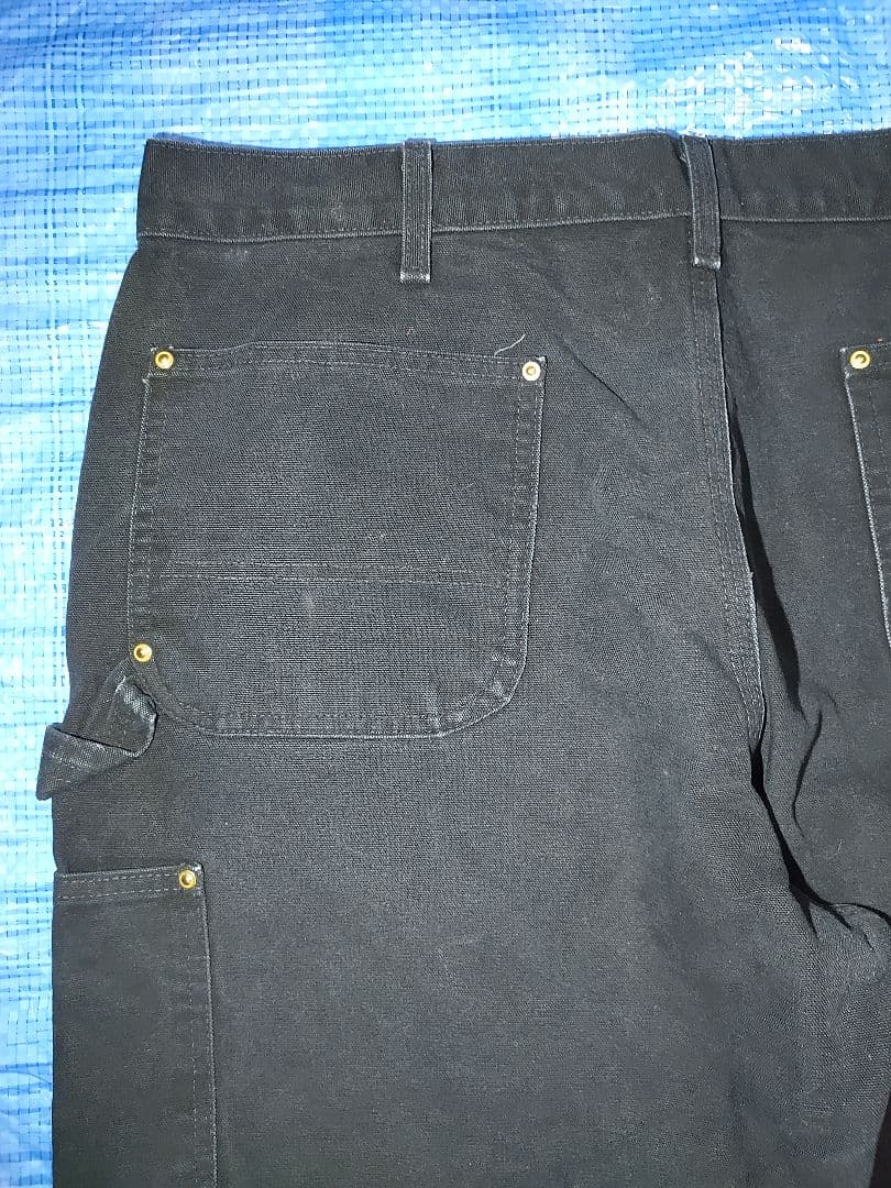 Carhartt ダブルニー w38×L30 USA製 ブラック ペインター