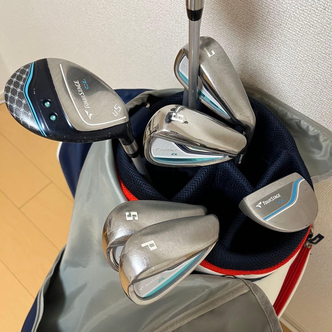ゴルフクラブセット　ブリヂストン　ツアーステージ　レディースクラブ 右利き