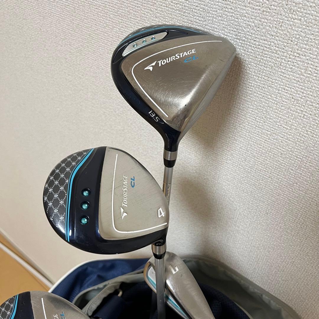 ゴルフクラブセット　ブリヂストン　ツアーステージ　レディースクラブ 右利き