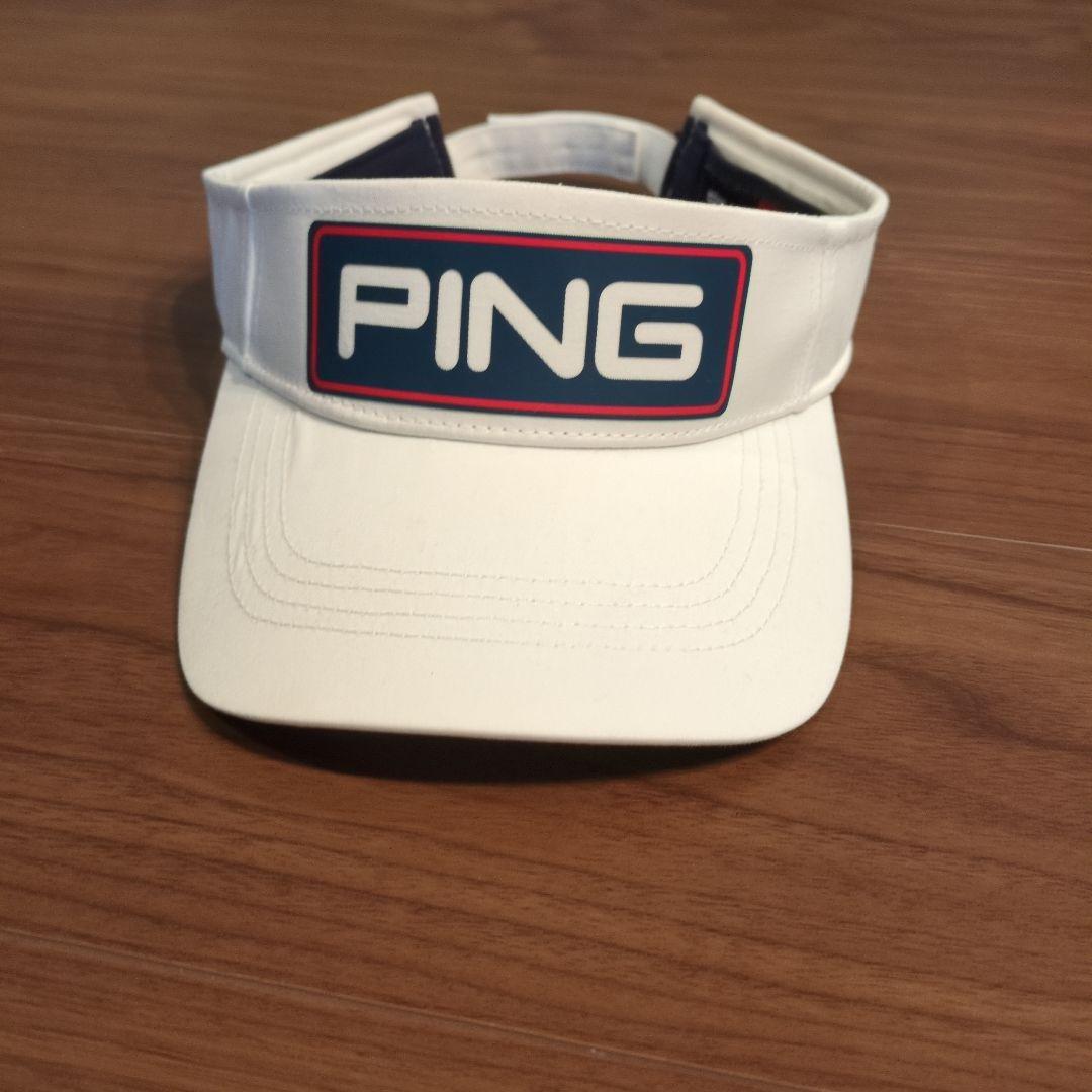 【新品】ピン ゴルフ PING セットアップ 3点 サンバイザー セット М L