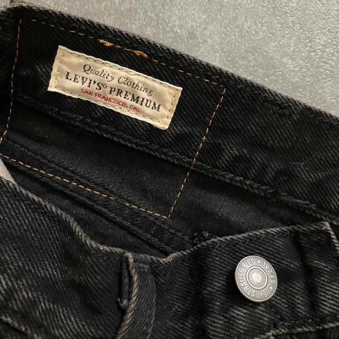 パンツ Levi's premium 517 black flare denim Y2K