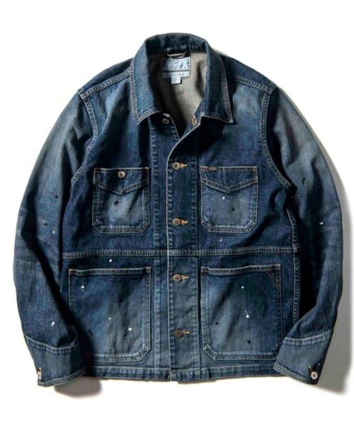ジャケット・アウター BORN FREE II SELVEDGE GARAGE USED JACKET