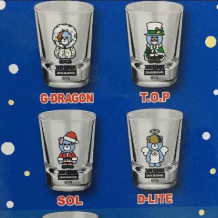 BIGBANG krunk ショットグラス コンプリート 5個セット