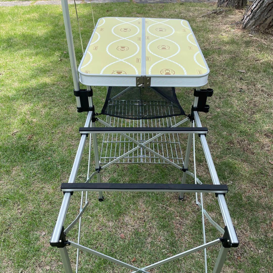 Coleman オールインワンキッチンテーブル　グリーン