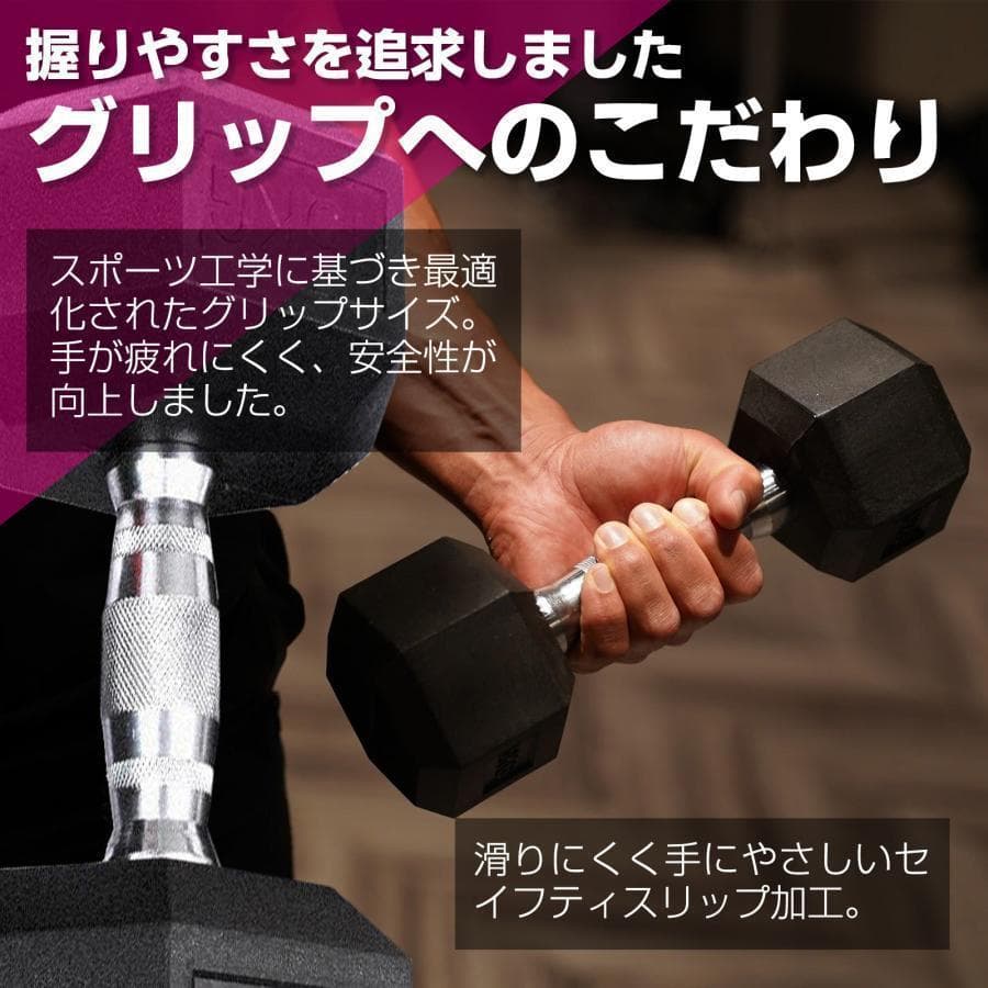 新品 ダンベル 鉄アレイ 20kg 2セット 40kg ヘキサゴンダンベル 六角