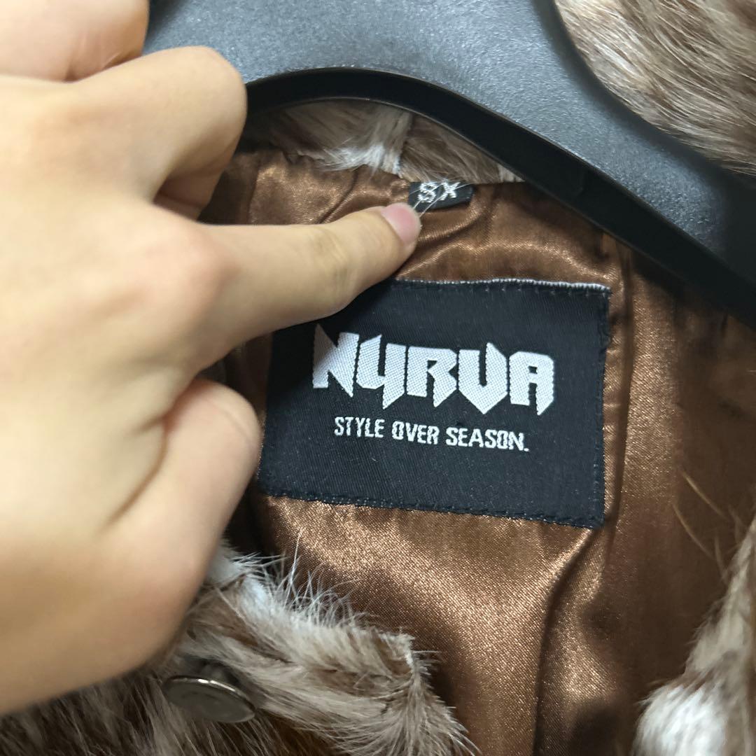 入手不可‼️nyrva cow hide fur jacket sizeL相当