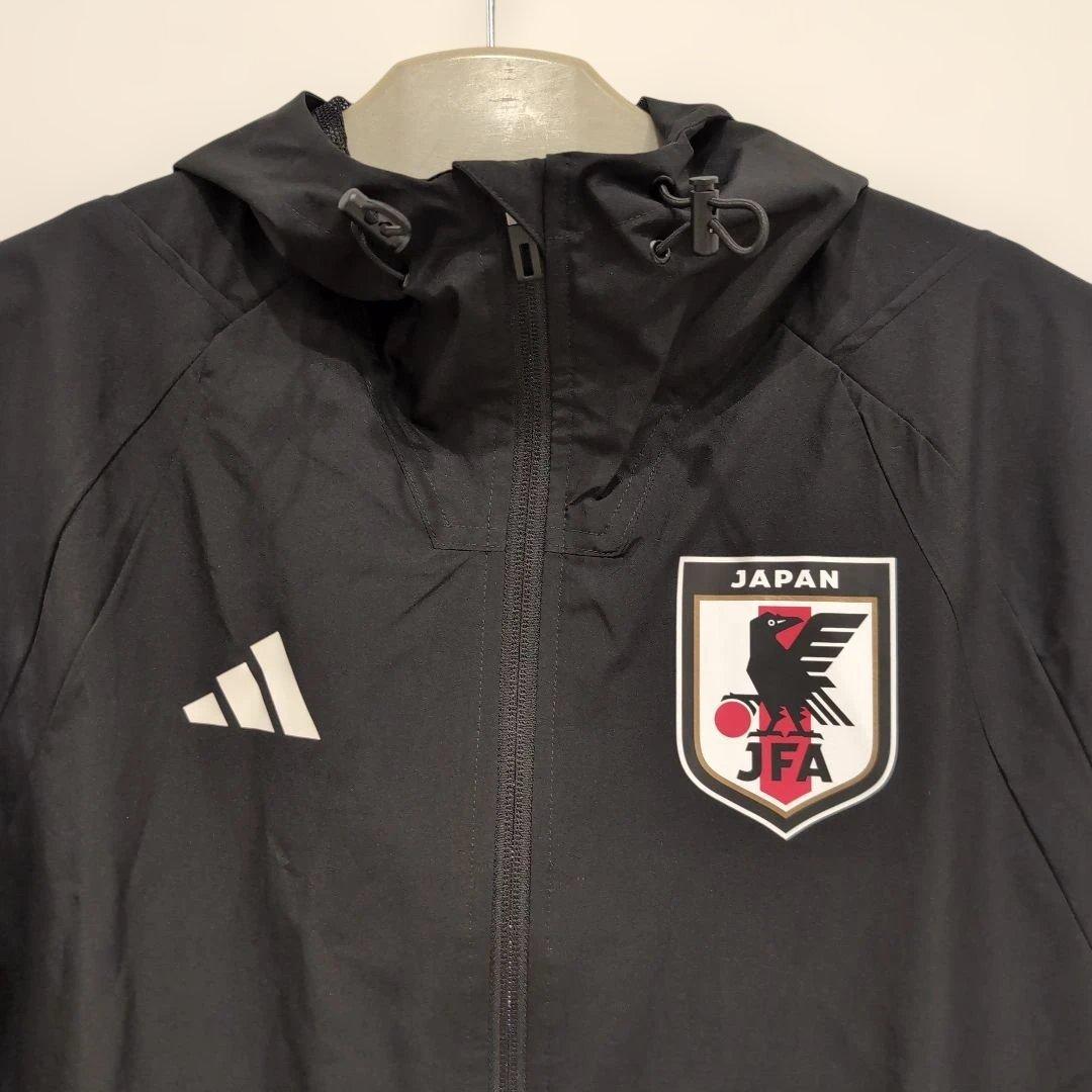 adidas 日本代表 ピステ ウィンドブレーカー 黒　Ｌサイズ　記名有り
