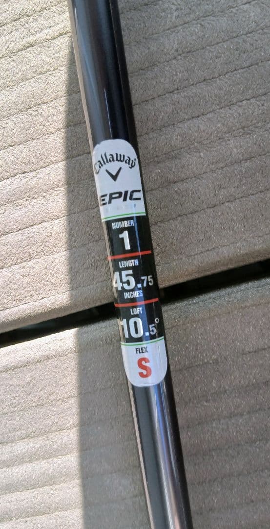 週末値下Callaway EPIC SPEED Dr 10.5度純正Sシャフト