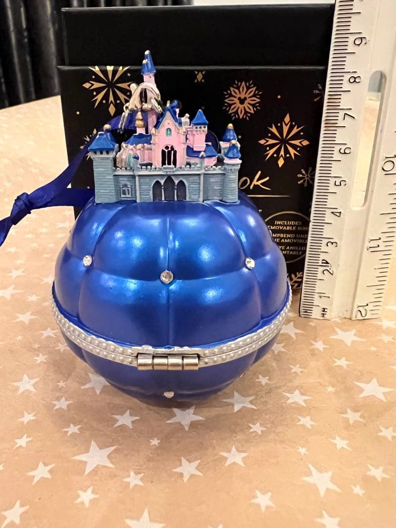 【新品・輸入品】シンデレラ城　指輪ケース　リングケース　オーナメント