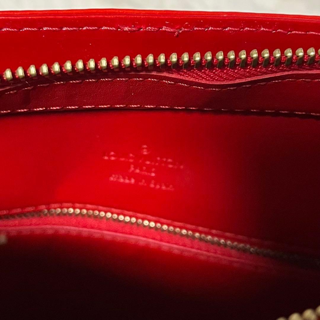 美品♡LOUISVUITTON ルイヴィトン ヴェルニ ヒューストン　赤