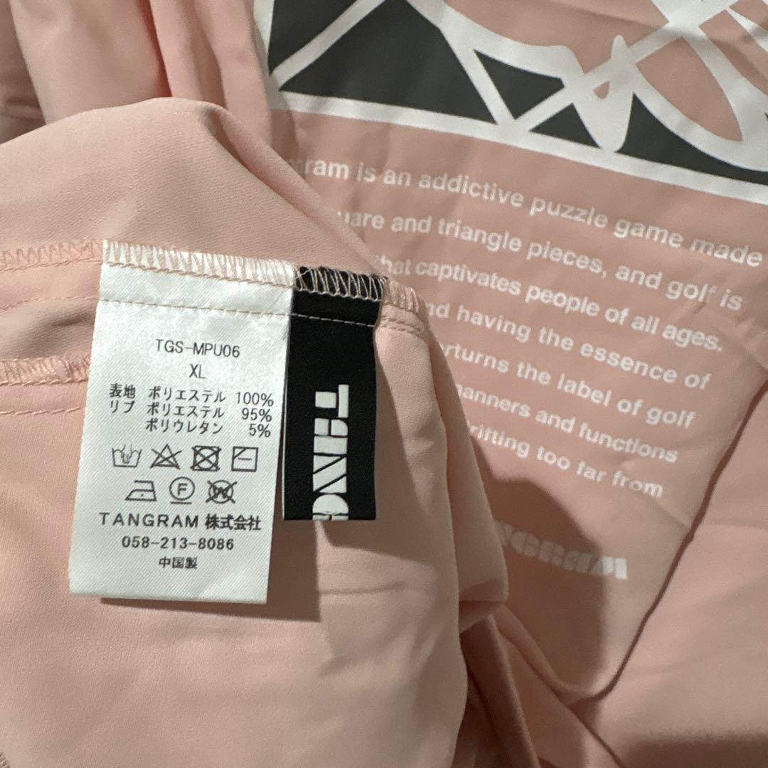 Clubhaus | tangramピンク ハーフジップシャツ XL