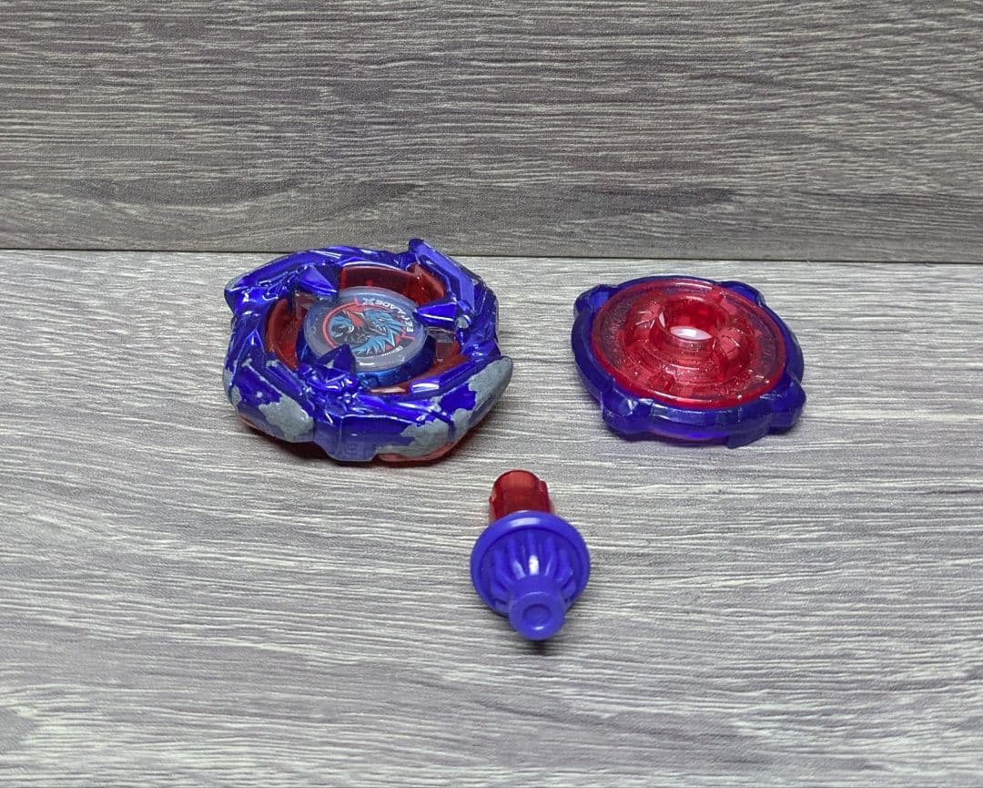 ベイブレードX　コバルトドレイク4-60F　メタルコート：ブルー