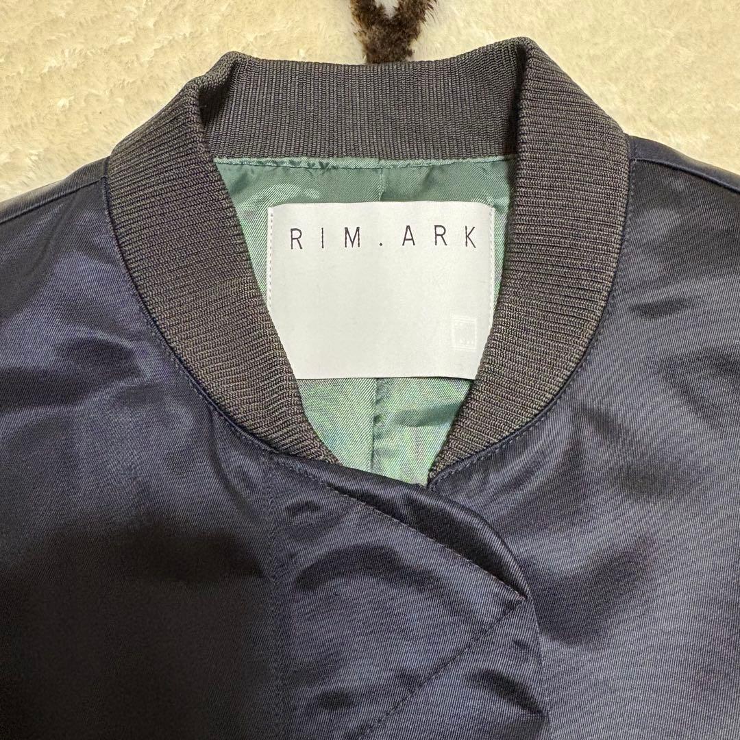 [新品]RIM.ARK リムアーク　MA-1ベスト　ブラック　フリーサイズ