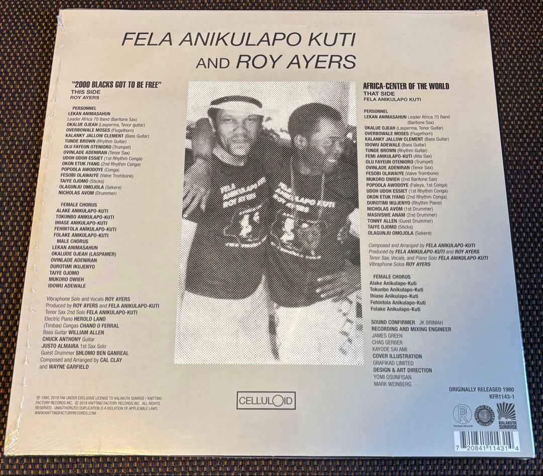 新品未開封 FELA KUTI &ロイ エアーズ LPレコード レアグルーヴ名盤