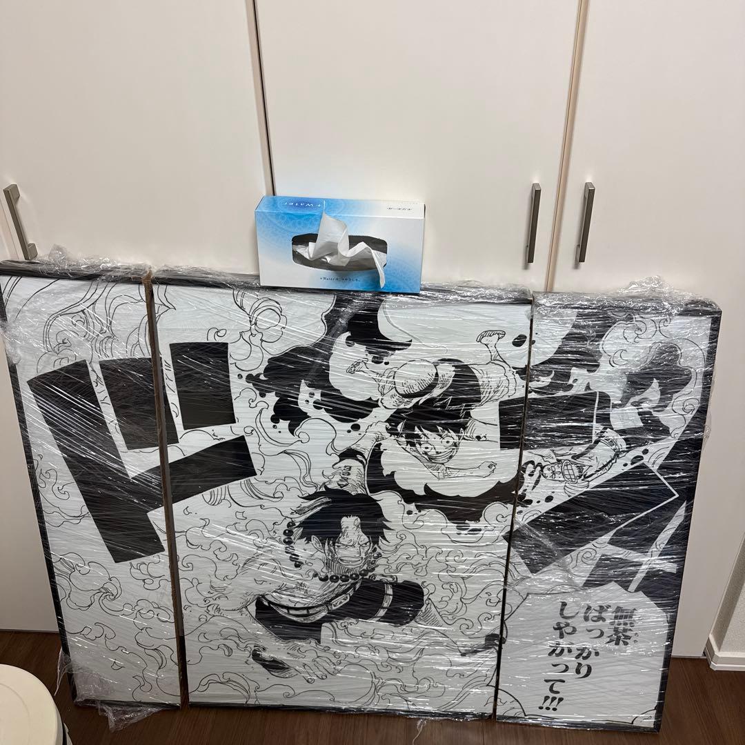 ワンピース 展モノクロ絵3枚セット非売品