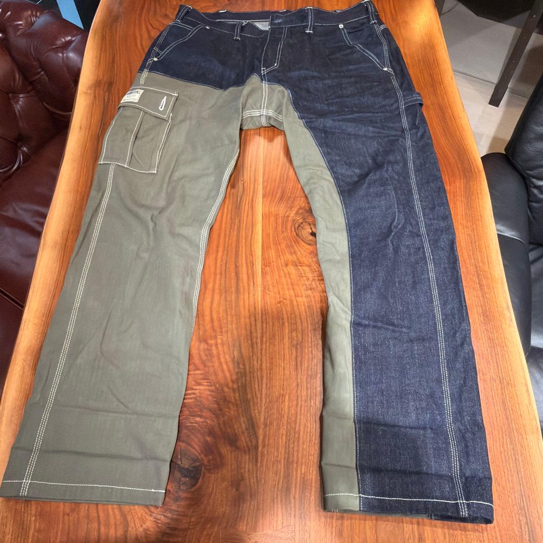 KOJIMA GENES カーゴパンツ カーキ サイズ40 児島ジーンズ
