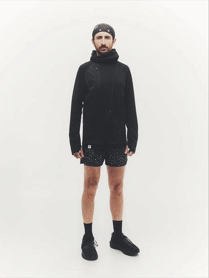 ジャケット・アウター charbon GRID FLEECE ZIP UP HOODIE
