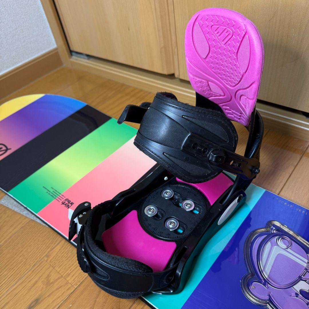 美品 送料込み 2点セット Northarts 143cm ビンディング 初心者