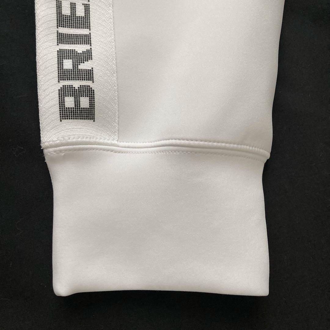 極美品！BRIEFING ブリーフィング　ストレッチ　トレーナー　ホワイト　L