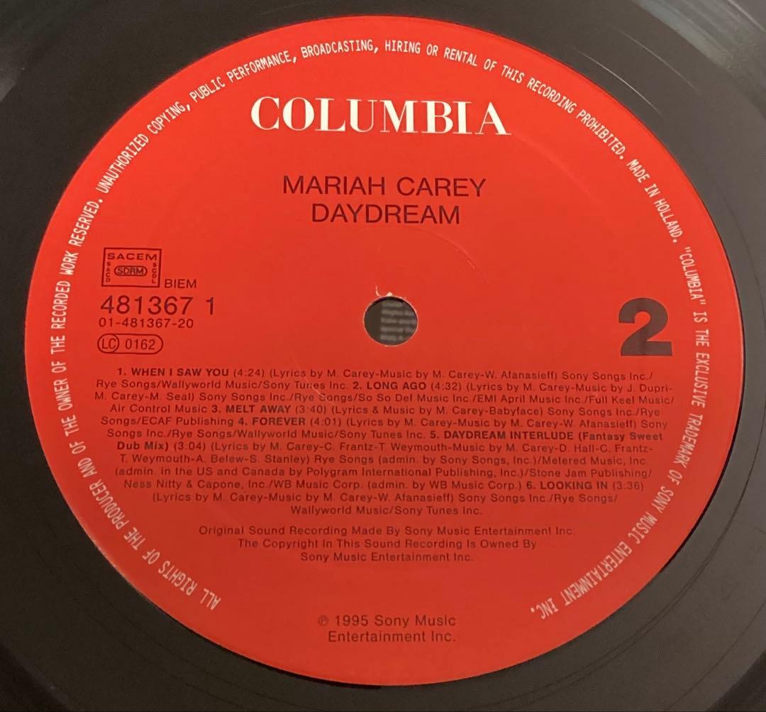 (USED)Mariah Carey Daydream レコードEUオリジナル