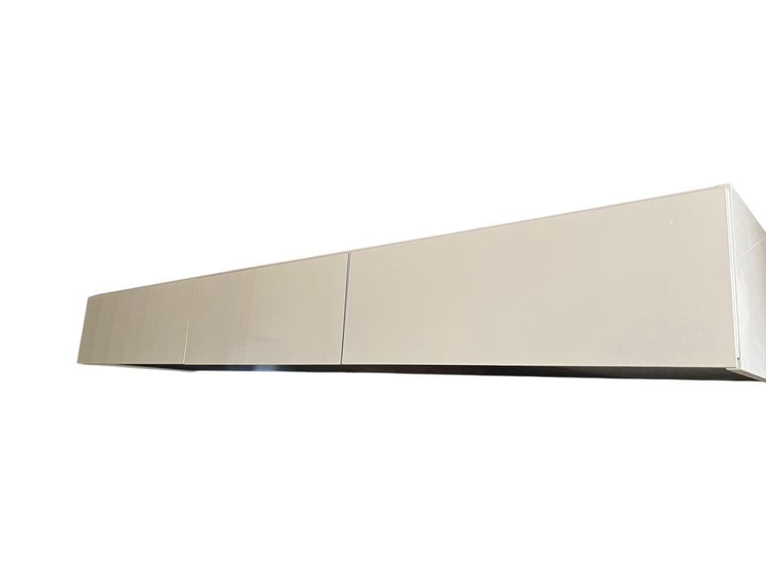 【美品】パモウナテレビ台幅200cm シルキーアッシュテレビボード日本製