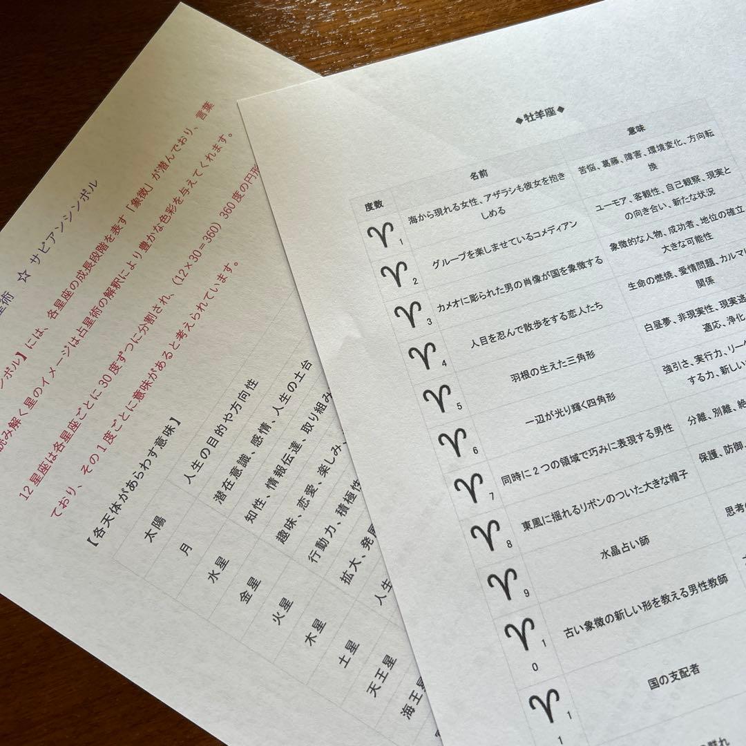 ♡ドレミ♡★サビアン➕追加4冊➕手書き資料➕その他資料