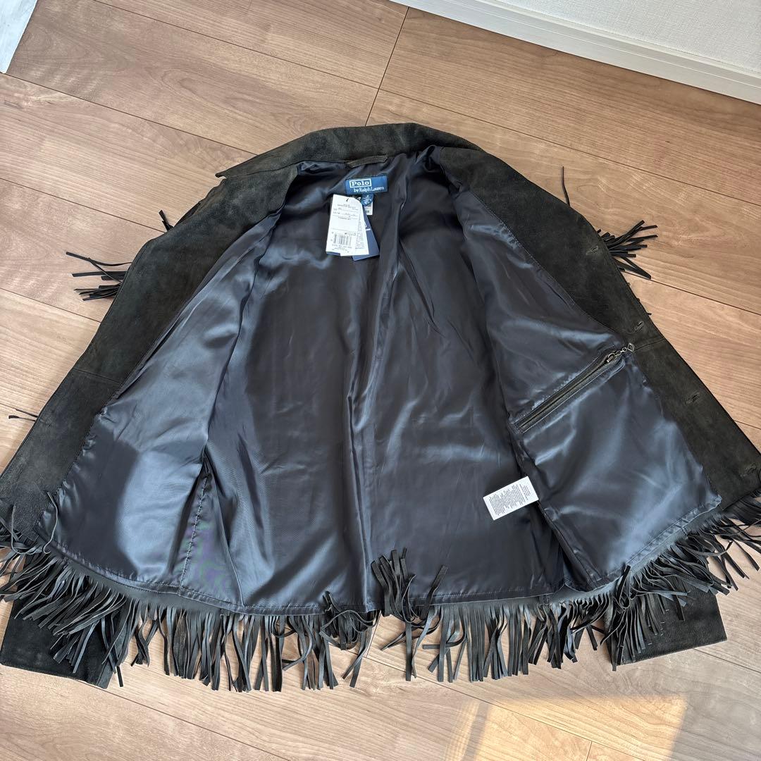 ボ*ン様 ラルフローレン牛革レザージャケットPOLO RRL RalphRLXタ