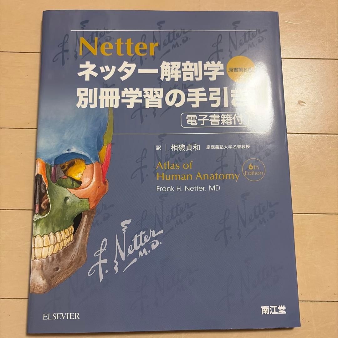 ネッター解剖学 セット版アトラス・別冊学習の手引き