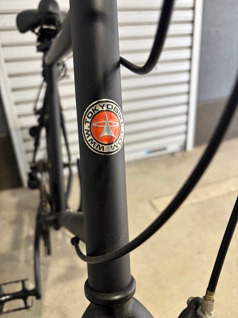 tokyobike東京バイクマッドブラック室内保管東京近郊個人配送フロントパンク