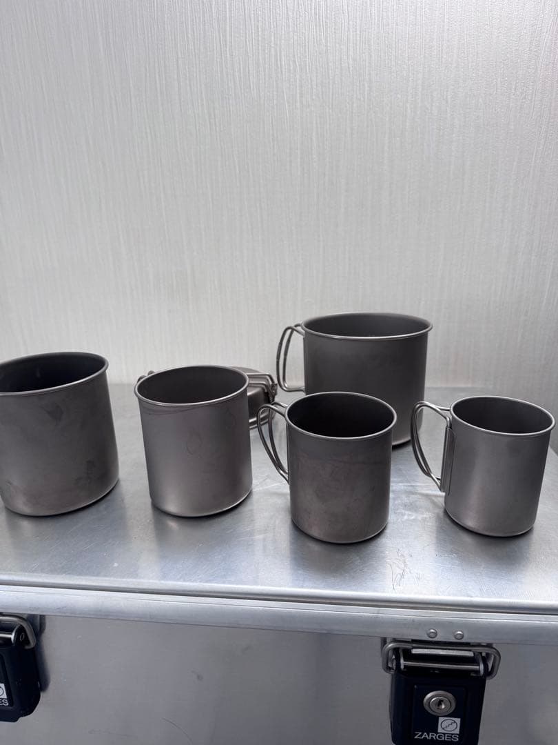 スノーピーク　チタンシングルマグカップ　4種　チタントレック　クッカー　セット