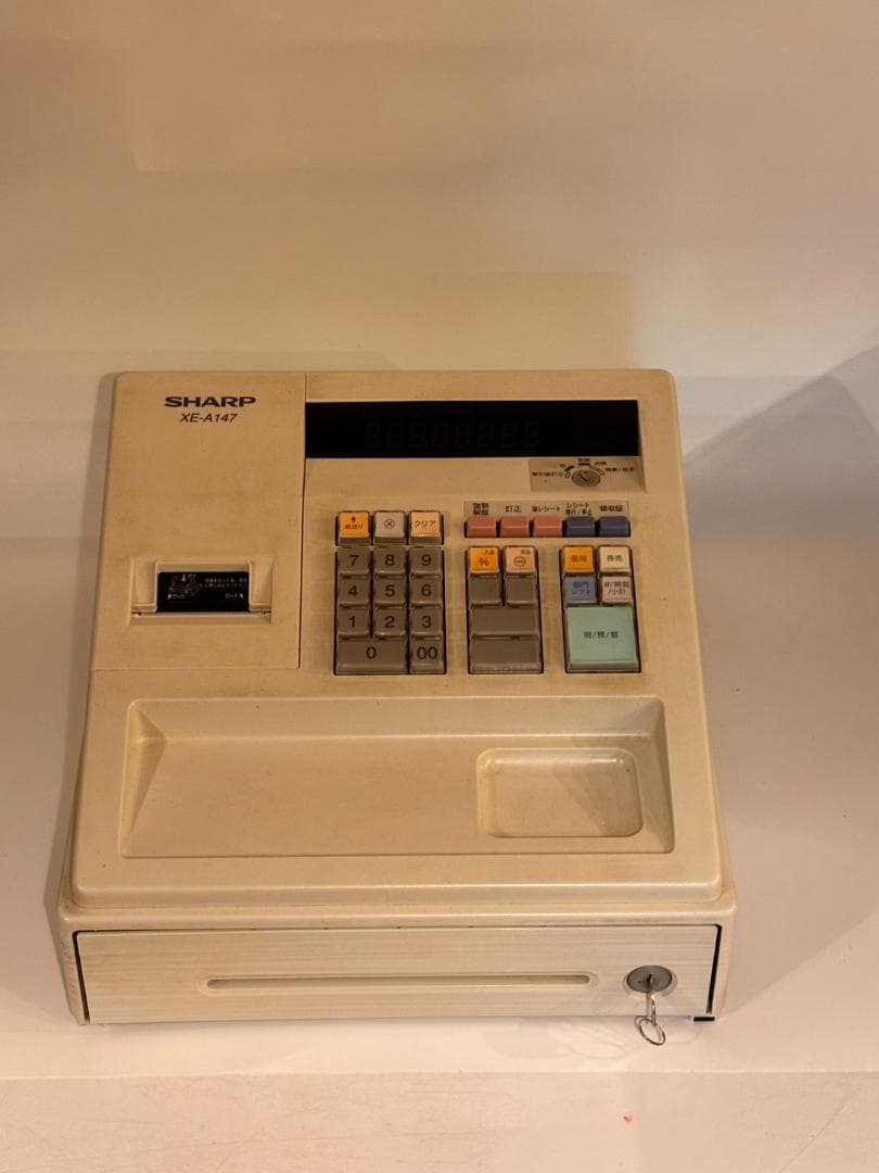SHARP XE-A147 レジスター 白②