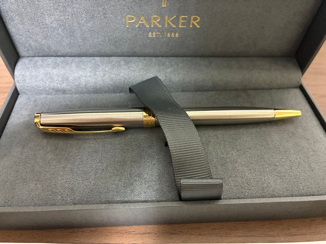 PARKER パーカー ボールペン ソネット ステンレススチールGT 回転式